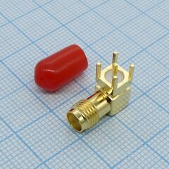 KLS1-SMA-KWE-3, разъем sma для монтажа на печатной плате с штекером углового типа