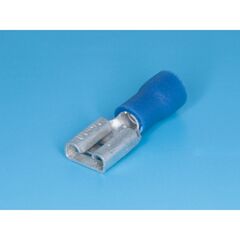 TAI-2F, клемма ножевая 6,3мм, гнездо на провод 1,5-2,5мм, изолированная, кратно 100шт