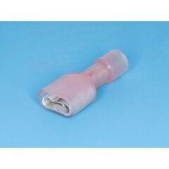 TAI-1.25I8, клемма ножевая 6,3мм, гнездо на провод 0,25-1,0мм, полностью изолированная под контакт 0,8мм, кратно 100шт