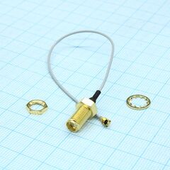 897629524, разъем рч коаксиальный sma соединитель head jack-to-mcrf 1.13мм