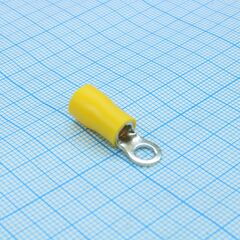 RVS5.5-4, клемма тип o d4.3mm провод 4-6мм2 yellow