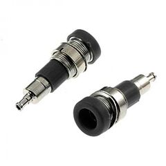 Z010 4MM PANEL JACK BLACK, гнездо z010 4 мм на панель jack черный, на панель под пайку