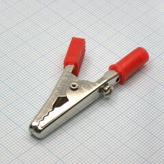 крокодил 8005 RED (1229), зажим типа крокодил