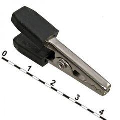 8-0029 BLACK, зажим-крокодил 8-0029, черный