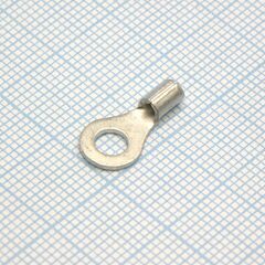 GRNB 1.25-4L, наконечник кабельный кольцевой без изоляции d=4.3мм, сеч. пров.0.5-1.5мм2