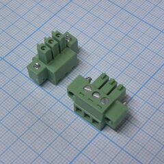 15EDGKM-3.81-03P-14-00A(H), разъемный клеммный блок, 3 контакта. серия 15edgkm-3.81