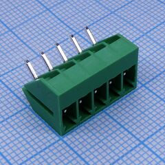 15EDGLC-3.5-05P-14-00A(H), клеммный блок 5 контактов шаг 3.5мм