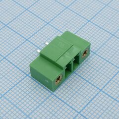 15EDGVM-3.81-02P-14-00A(H), разъемный клеммный блок на плату, 2 контакта. серия 15edgvm-3.81