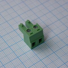 15EDGK-5.08-02P-14-00A(H), разъемный клеммный блок, 2 контакта. серия 15edgk-5.08