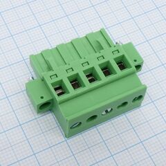 2EDGKAM-5.08-05P-14-00A(H), разъемный клеммный блок, 5 контакта. серия 2edgkam-5.08