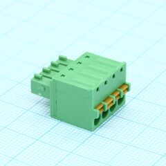 15EDGKD-3.81-04P-14-00A(H), разъемный клеммный блок, серия 15edgkd-3.81 4 контакта