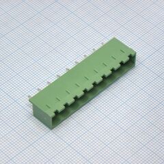 2EDGVC-5.08-09P-14-00A(H), разъемный клеммный блок на плату, 9 контактов. серия 2edgvc-5.08