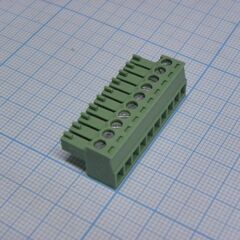 15EDGK-3.5-10P-14-00A(H), разъемный клеммный блок, 10 контактов. серия 15edgk-3.5