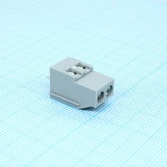 BC-500X18- 2 GY, клеммы для печатной платы, номинальный ток: 24 a, расчетное напряжение (iii/2): 400 в, номинальное сечение: 2,5 мм?, размер шага: 5 мм, полюсов: 2, тип подключения: винтовой зажим с натяжной гильзой
