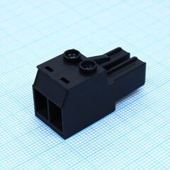 5EDGKH-7.62-02P-13-02A(H), блок клеммный соединительный шаг 7.62мм 2контакта