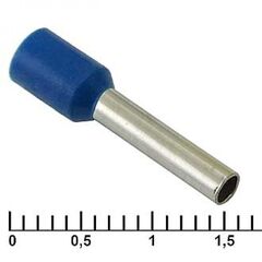 DN02512 BLUE (2.2X12MM), наконечник на кабель dn02512, синий, 2.2x12 мм