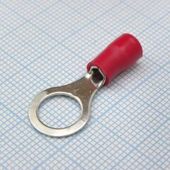 RV2-8 Red, наконечник кабельный кольцевой с изоляцией d=8.4мм, сеч. пров.1.5-2.5мм2