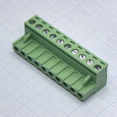 2EDGK-5.0-10P-14-00A(H), разъемный клеммный блок, 10 контактов. серия 2edgk-5.0