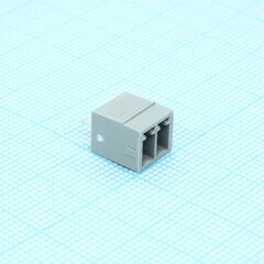 BCH-350V- 2 GY, корпусная часть для печатных плат, номинальный ток: 8 a, расчетное напряжение (iii/2): 160 в, номинальное сечение: 1,5 мм?, полюсов: 2, размер шага: 3,5 мм, цвет: сигнальный серый