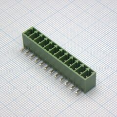 15EDGRC-3.5-12P-14-00A(H), разъемный клеммный блок на плату, 12 контактов. серия 15edgrc-3.5
