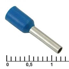 DN01008 BLUE (1.4X8MM), наконечник на кабель dn01008, синий, 1.4x8 мм