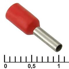 DN01006 RED (1.4X6MM), наконечник на кабель dn01006, красный, 1.4x6 мм