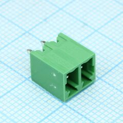 15EDGVC-3.81-02P-14-00A(H), разъемный клеммный блок на плату, 2 контакта. серия 15edgvc-3.81