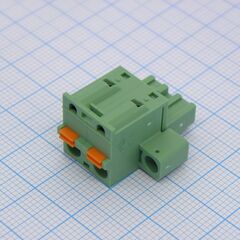 2EDGKDM-7.62-02P-14-00A(H), нажимной безвинтовой клеммный блок 2 контакта шаг 7.62мм