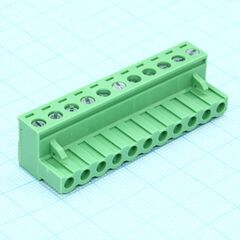 2EDGK-5.08-11P-14-00A(H), разъемный клеммный блок, 11 контактов. серия 2edgk-5.08