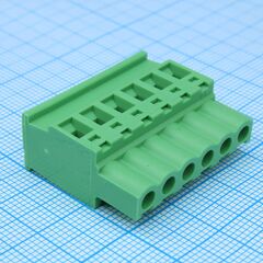 2EDGKB-5.0-06P-14-00A(H), разъемный клеммный блок, 6 контактов. серия 2edgkb-5.0