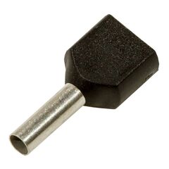 966144-6, наконечник 2 х 1.5мм2 черный