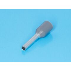 TIC-1.0-8, наконечник 8мм для обжима многожильного кабеля 1,0мм, изолированный, кратно 100шт
