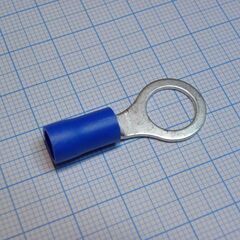RV5.5-10 Blue, наконечник кабельный кольцевой с изоляцией d=10.5мм, сеч. пров.4.0-6.0мм2