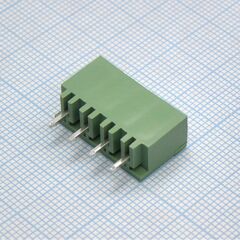 2EDGVC-5.08-04P-14-00A(H), разъемный клеммный блок на плату, 4 контакта. серия 2edgvc-5.08