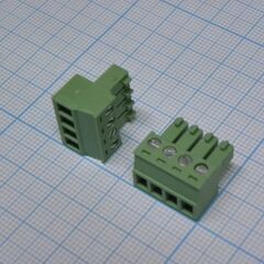 15EDGK-3.81-04P-14-00A(H), разъемный клеммный блок, 4 контакта. серия 15edgk-3.81