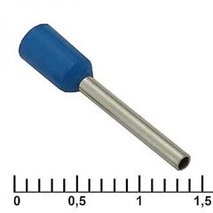 DN00712 BLUE (1.2X12MM), наконечник на кабель dn00712, синий, 1.2x12 мм
