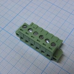 2EDGKM-5.08-06P-14-00A(H), разъемный клеммный блок, 6 контактов. серия 2edgkm-5.08