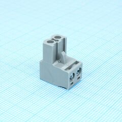 BCP-508- 2 GY, разъемы для печатной платы, номинальный ток: 12 a, расчетное напряжение (iii/2): 320 в, номинальное сечение: 2,5 мм?, полюсов: 2, размер шага: 5,08 мм, тип подключения: винтовой зажим с натяжной гильзой, цвет: сигнальный серый