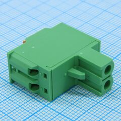 2EDGKDH-5.08-02P-14-00A(H), колодка клеммная съемная 2 контакта шаг 5.08мм