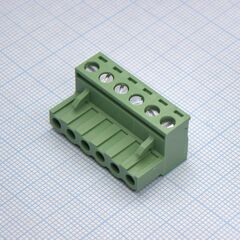 2EDGK-5.08-06P-14-00A(H), разъемный клеммный блок, 6 контактов. серия 2edgk-5.08