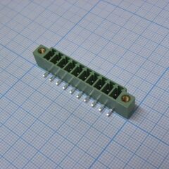 15EDGRM-3.81-10P-14-00AH, разъемный клеммный блок на плату, 10 контактов. серия 15edgrm-3.81