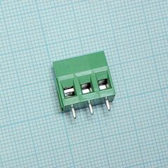 DG125-5.0-03P-14-00A(H), винтовой клеммный блок c рельефной обоймой, 3 контакта. серия dg125-5.0