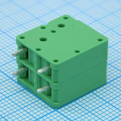 DG271V-5.0-02P-14-00A(H), нажимной безвинтовой клеммный блок на 2 контакта. серия dg271v-5.0