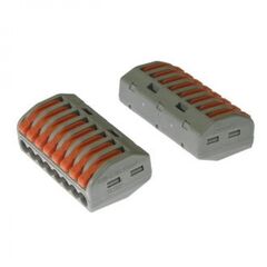 PCT-218, клеммник быстрозажимной 8-и контактный сечение 0.08-2.5 кв.мм