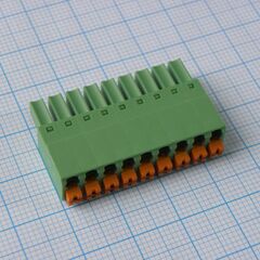 15EDGKN-3.81-09P-14-1000A(H), разъемный клеммный блок 9 контактов. серия 15edgkn-1000a-3.81
