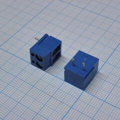 DG300R-5.0-02P-12-00A(H), винтовой клеммный блок с защитой провода, 2 контакта. серия dg300r-5.0