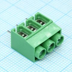 DG167-5.0-03P-14-00A(H), винтовой клеммный блок с защитой провода, 3 контакта. серия dg167-5.0