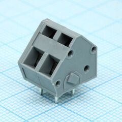 DG245-5.0-02P-11-00A(H), нажимной безвинтовой клеммный блок на 2 контакта. зажим типа зажимная клеть. серия dg245-5.0