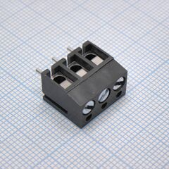 DG300-5.0-03P-11-00A(H), винтовой клеммный блок с защитой провода, 3 контакта. серия dg300-5.0