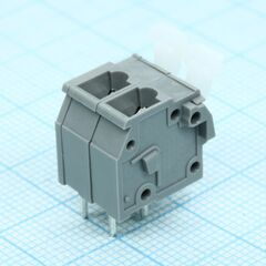 DG242V-5.0-02P-11-00A(H), нажимной, безвинтовой клеммный блок 2 контакта серия dg242v-5.0